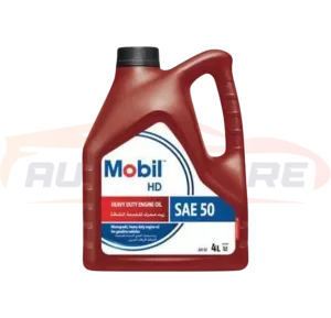 زيت موتور SAE 50 موبيل زيت ثقيل 4لتر 3000كم - الزيوت والسوائل MOBIL
