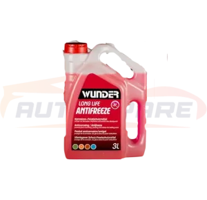 مياه تبريد حمراء وندر 50% 3L G12 - الزيوت والسوائل WUNDER
