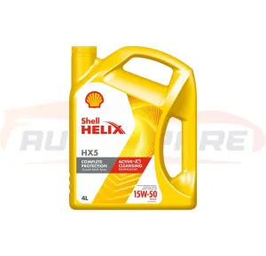 زيت موتور 15W50 شيل اصفر 5000كم 4لتر - قطع غيار SHELL