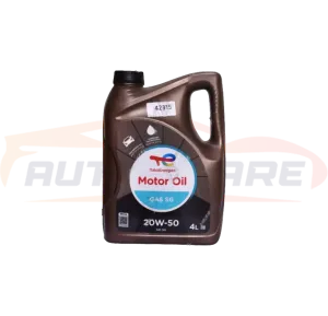 زيت موتور 20W50 توتال غاز 3000كم 4L API SG - زيوت موتور بنزين TOTAL