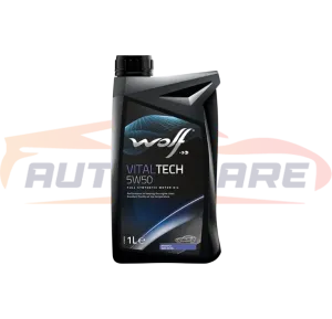 زيت موتور 5W50 والف 10000كم 1L VitalTech API SN/CF - قطع غيار WOLF