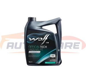 زيت موتور 5W20 والف 4L OfficialTech  MS-FE API SN - قطع غيار WOLF