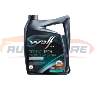 زيت موتور 5W30 والف 5L OfficialTech C3 SP EXTRA API SN PLUS - قطع غيار WOLF