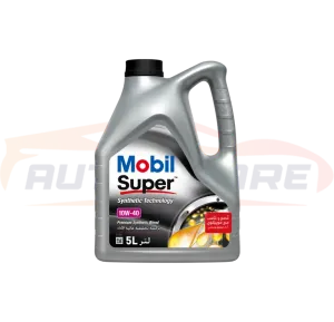 زيت موتور 10W40 موبيل سوبر 8000كم 5لتر - الزيوت والسوائل MOBIL
