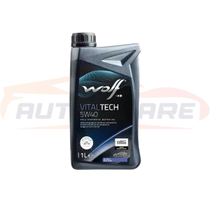 زيت موتور 5W40 والف 1L VitalTech API SN/CF - قطع غيار WOLF