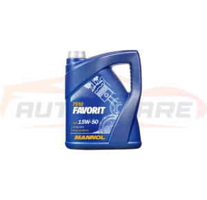 زيت موتور 15W50 مانول فيفوريت 7000كم 4L API SL/CF-4 - قطع غيار MANNOL