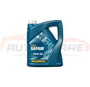 زيت موتور 20W50 مانول سفاري 5000كم 4L API SL/CH-4 - الزيوت والسوائل MANNOL