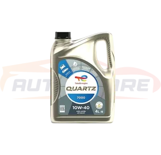 زيت موتور 10W40 توتال كوارتز 7000كم 4L API SN