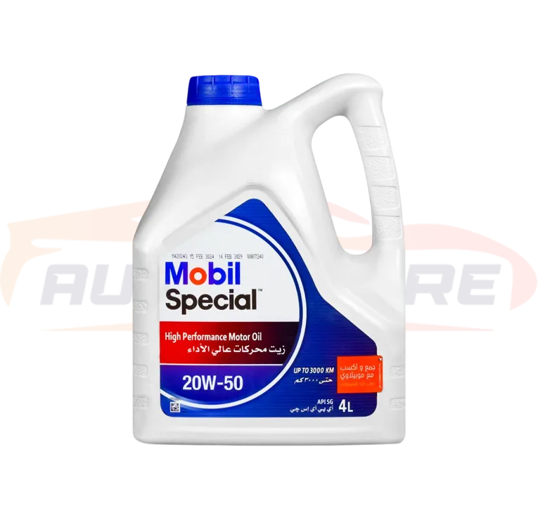 زيت موتور موبيل سبشيال 3000كم 4لتر 20W50