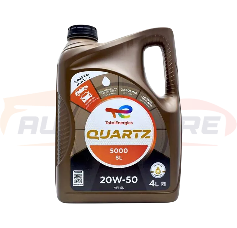 زيت موتور توتال كوارتز 5000كم 4لتر 20W50