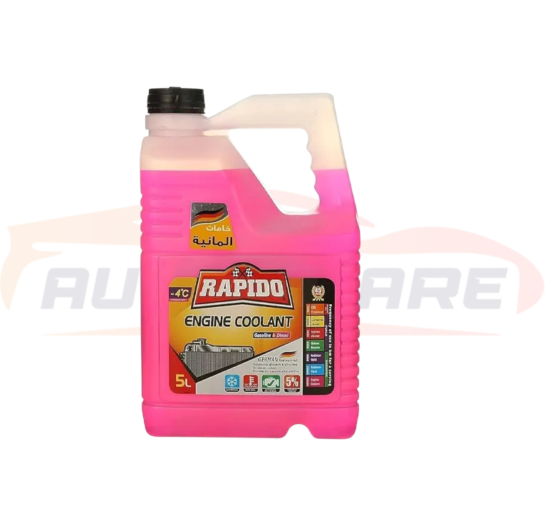 مياه تبريد حمراء رابيدو 5لتر تركيز 5%
