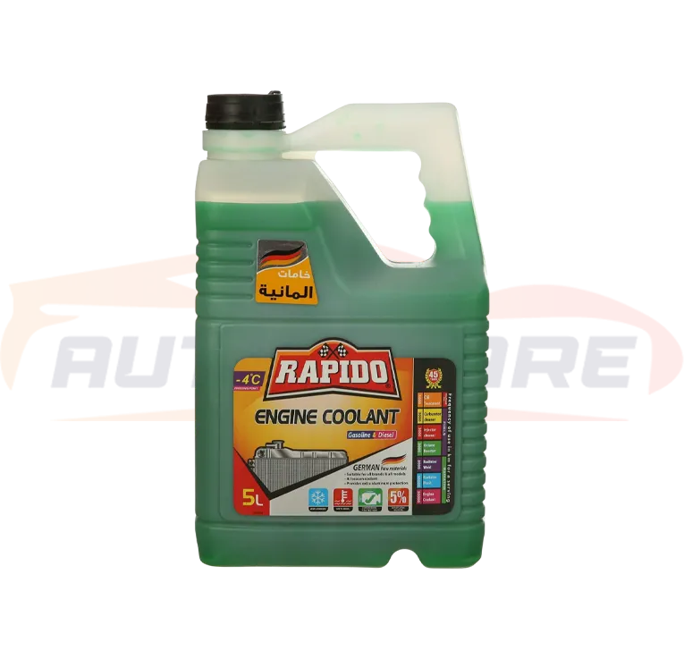 مياه تبريد خضراء رابيدو 5لتر تركيز 5%