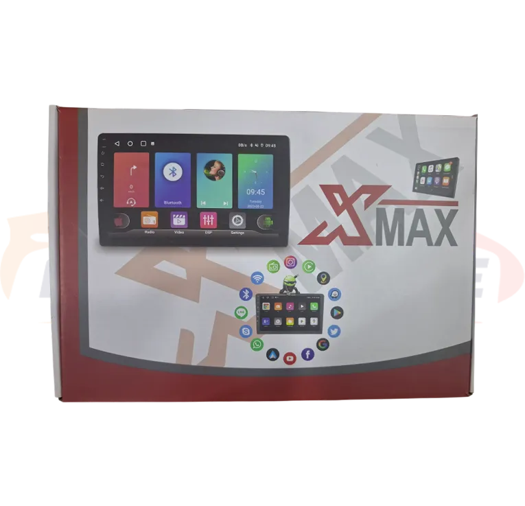 شاشة X MAX 32\2 اندرويد اتو وابل كار بلاى بالفريم والكاميرا