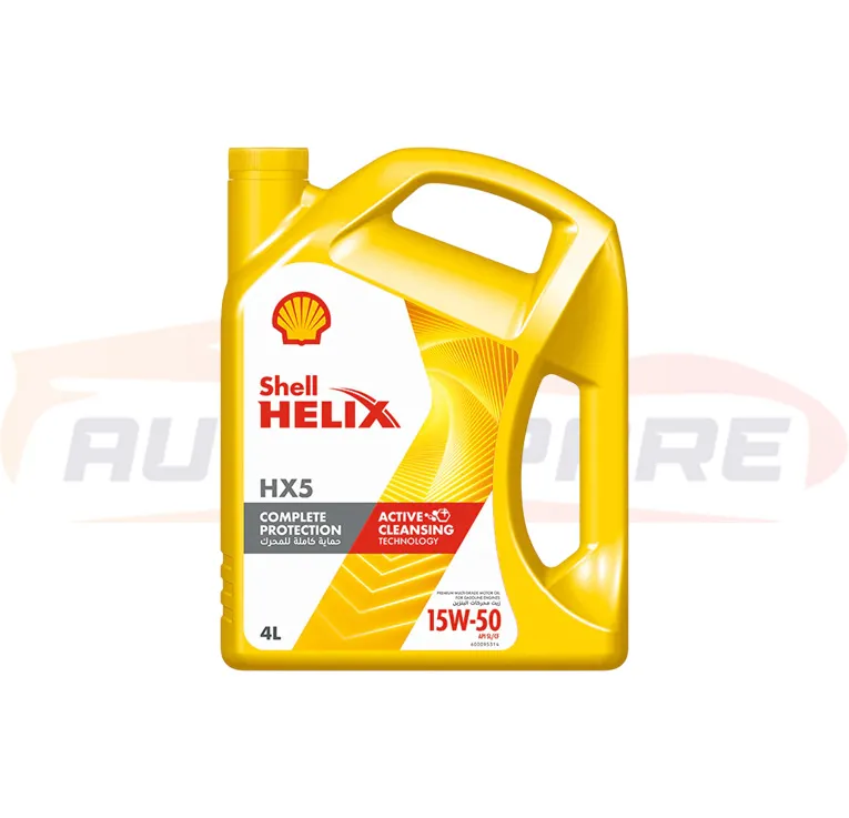 زيت موتور شيل اصفر 5000كم 4لتر 15W50
