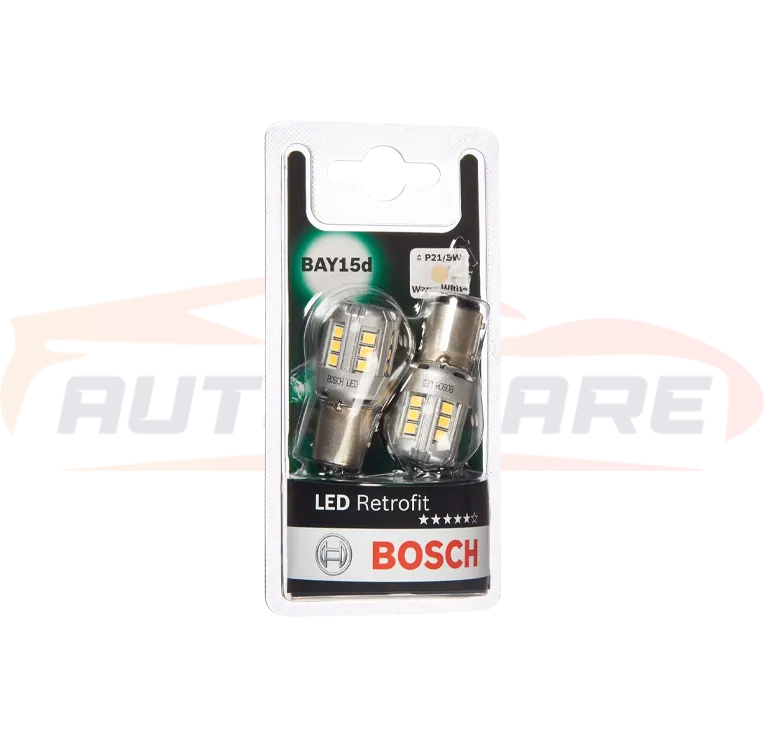 طقم لمبة 2 ليد P21/5W 4000K BAY15d