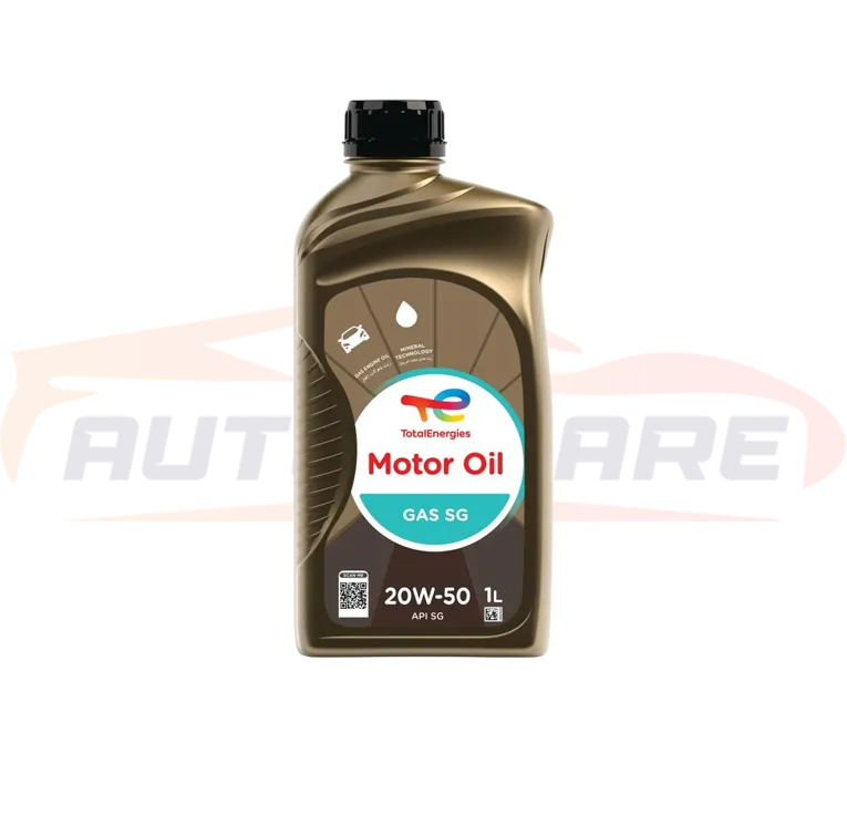 زيت موتور توتال موتور اويل غاز 3000كم 1لتر 20W50