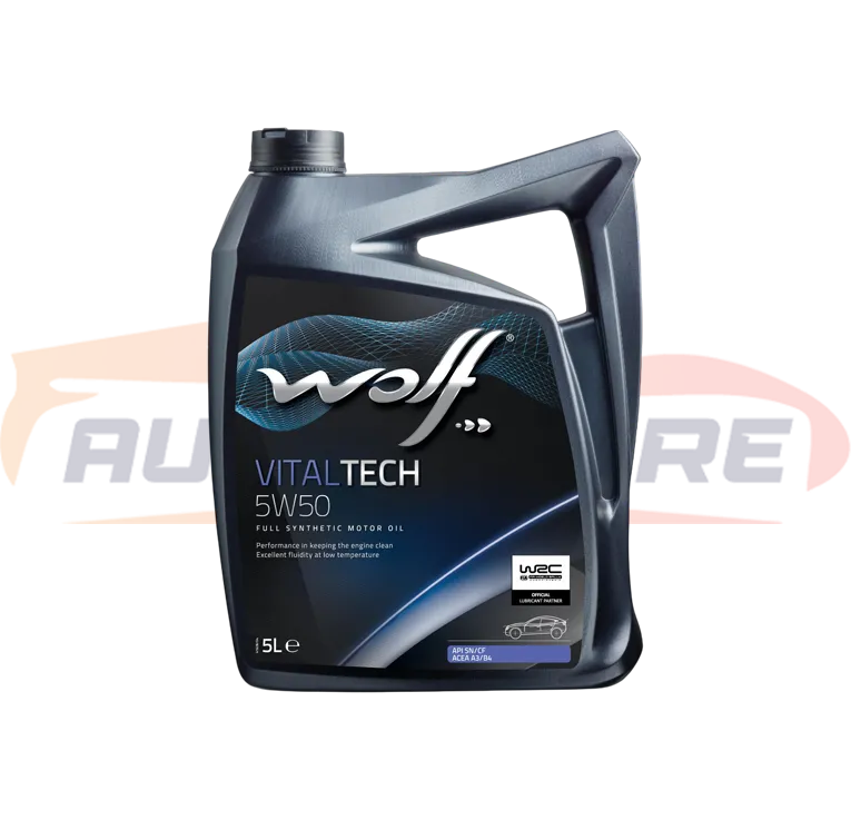 زيت والف موتور 5لتر 10000كم VitalTech 5W50 API SN/CF