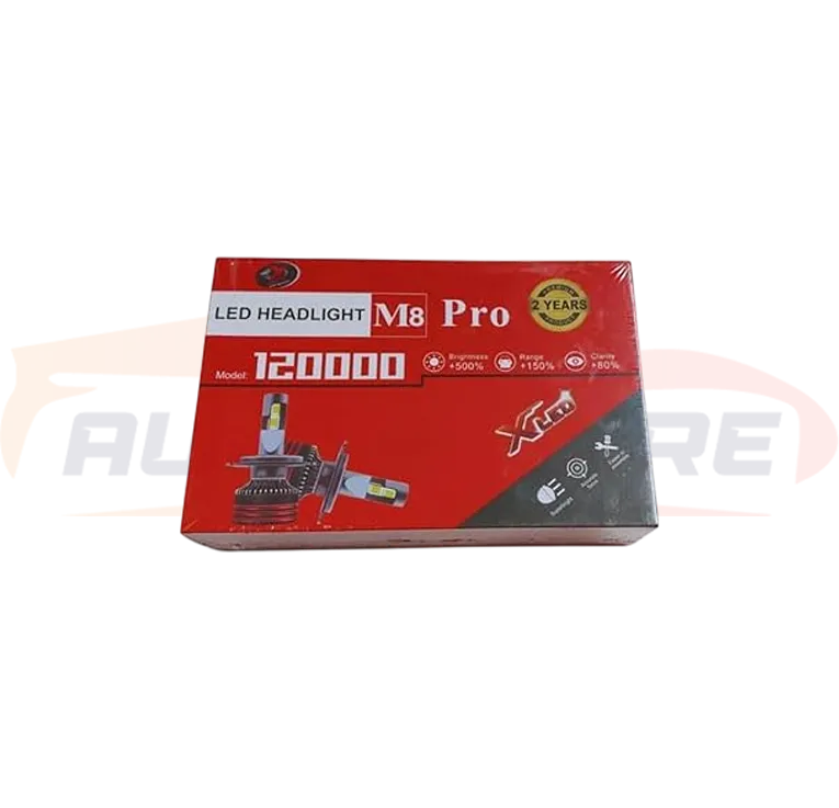 طقم لمبات LED أمامية  M8 Pro - 120000W
